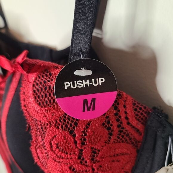 NWT Black and Red Corset Bustier Lingerie - Picture 7 of 8